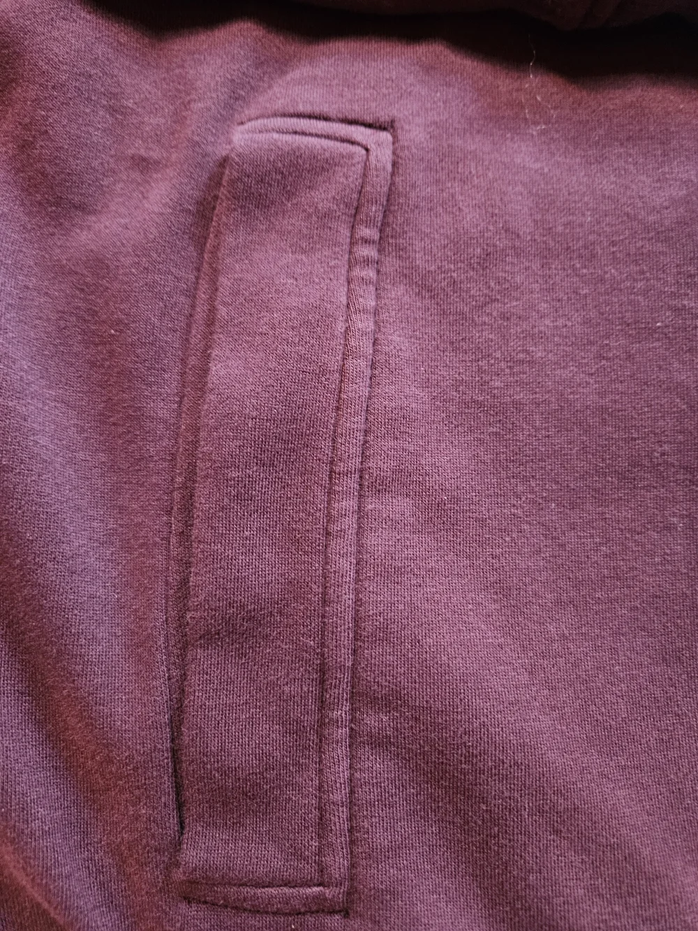 Banana Republic Men's Merlot Full-Zip Sweater with Contrast Trim
